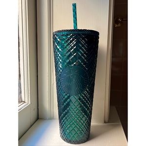 Starbucks Green Jeweled Tumbler